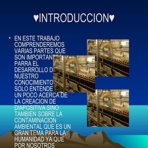 Introduccion  contaminacion emilis