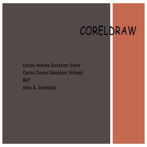 Introducción corel draw