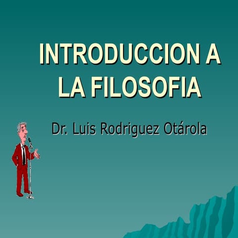 Introduccion de filosofia