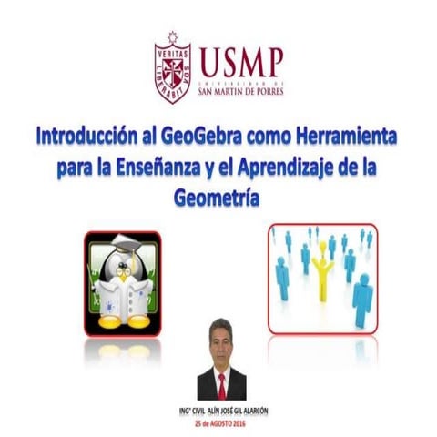 Introduccion del geo gebra en geometria