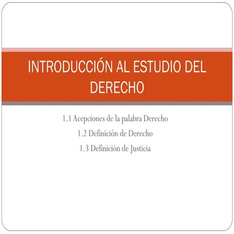 Introduccion derecho