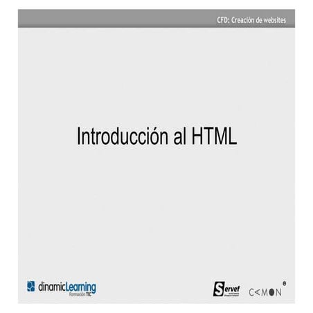 Introducción HTML y CSS
