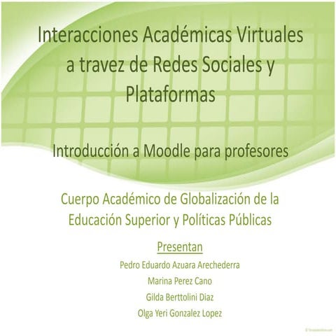 Introduccion moodle