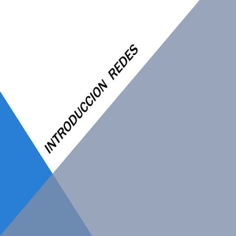 Introduccion  redes