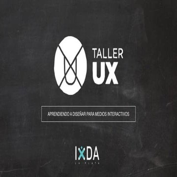 Introducción Taller UX-Mayo 2016