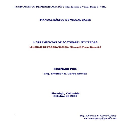 Introduccion a VB6