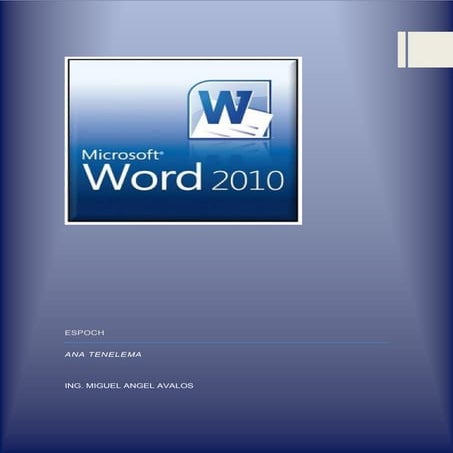 TUTORIAL DE WORD 2010 | PDF
