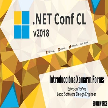 Introduccion Xamarin.Forms - .NET Conf CL