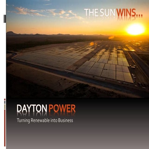 Introducing dayton solar power