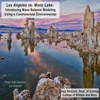 Introducing Mass Balance Modeling Using a Controversial Environmental Problem