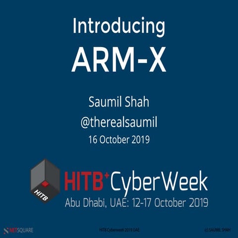 Introducing ARM-X