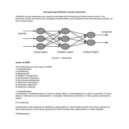 How to create your own artificial neural networks