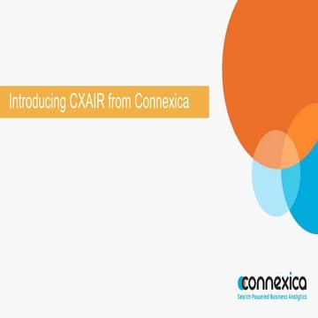 Introducing CXAIR from Connexica