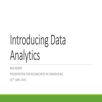 Introducing data analytics 15062015