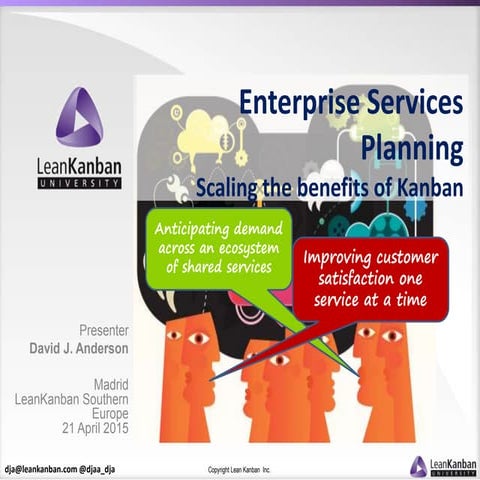 Enterprise Services Planning - Scaling the Benefits of Kanban
