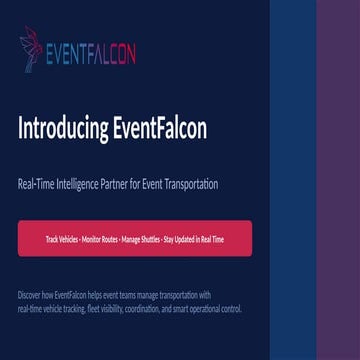 EventFalcon: Real-Time Intelligence for Seamless Event Transportation ...