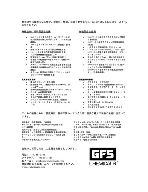 Gfs Core Business | PDF