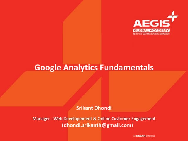 Introducing Google Analytics