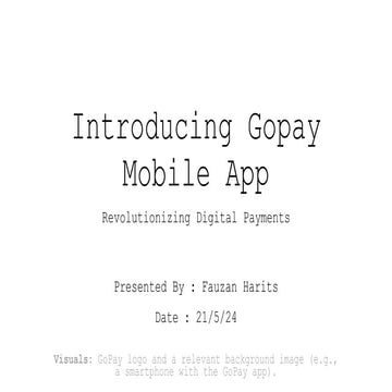 Introducing Gopay Mobile App For Environment.pptx