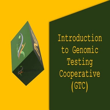 Introducing Genomic Testing Cooperative (GTC)