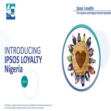 Introducing Ipsos loyalty Nigeria