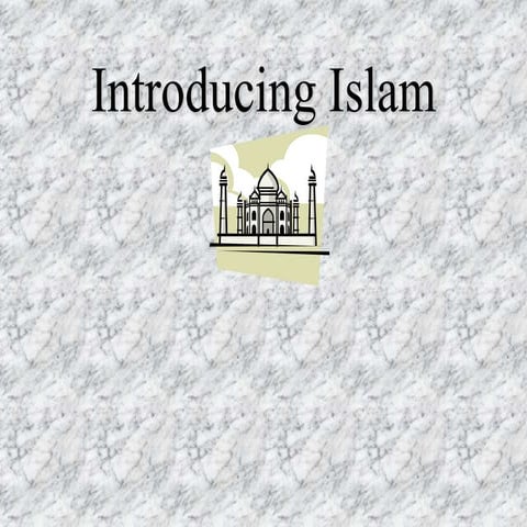 Introducing islam