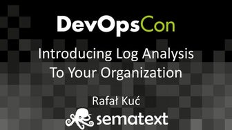 Introducing log analysis to your organization 