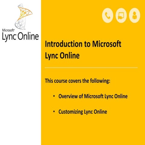 Introducing microsoft lync online