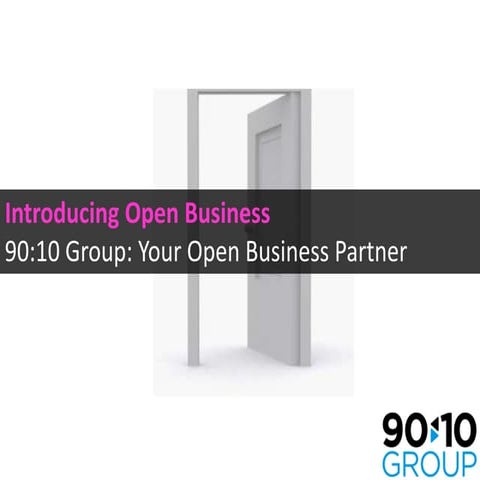 Introducing The Open Business Program