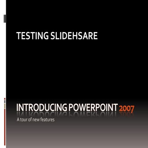 Introducing power point 2007 | PPSX