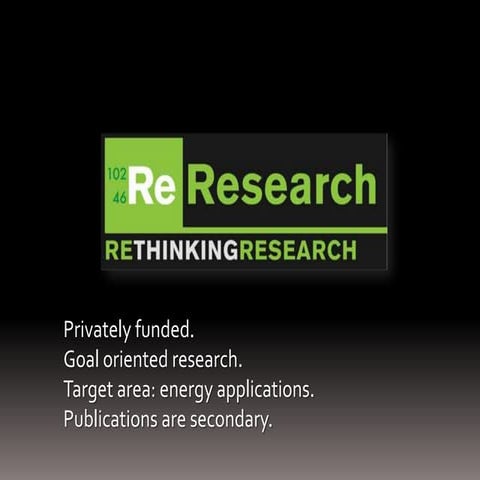 Introducing ReResearch