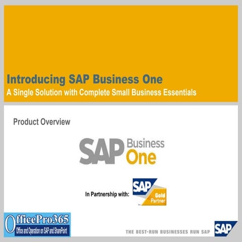 Sap Business One | PPT