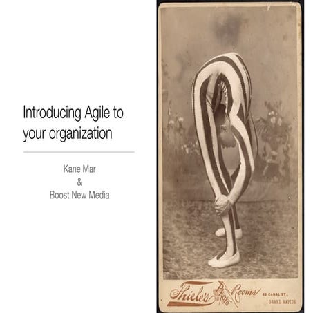 Introducing Scrum to an Organization