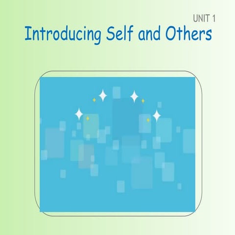 Effective Techniques for Introducing Yourself and Others in English | PPT