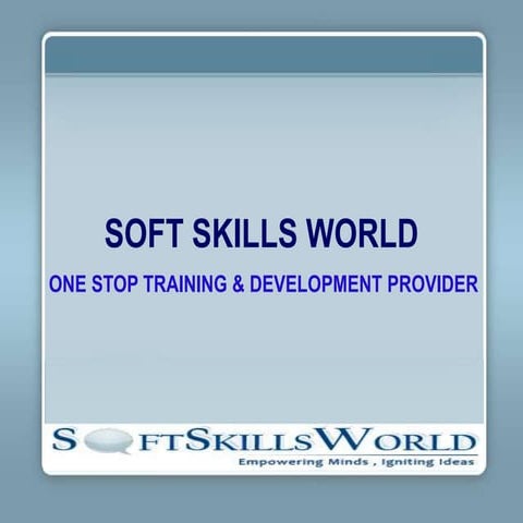 Introducing Softskills World  Ppt Corporate