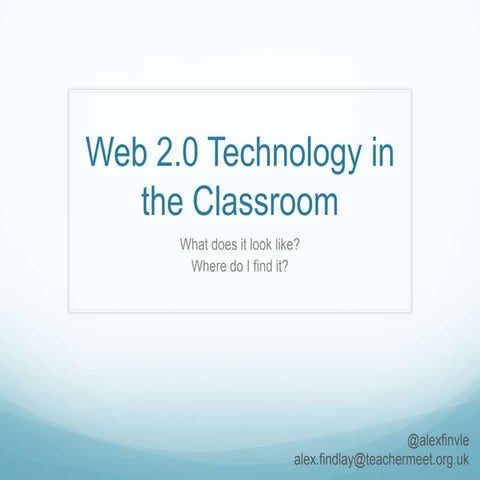 Introducing technology into the classroom