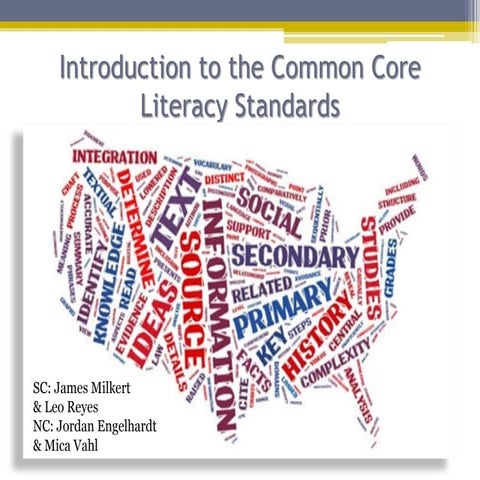 Introducing the Common Core October 2 2014
