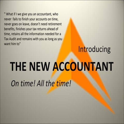 Introducing, The New Accountant!