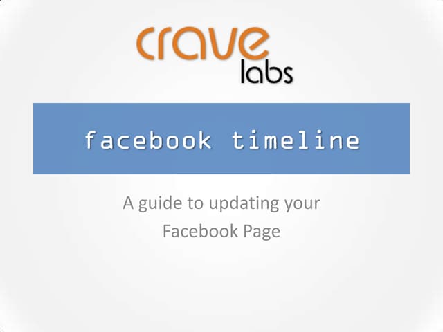 Preparing for the upgrade to Facebook Timeline