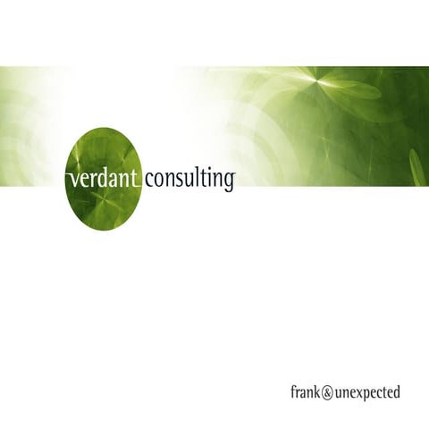 Introducing Verdant Consulting