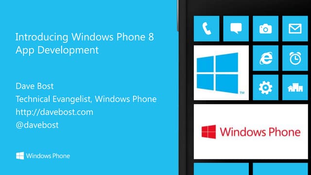 Introducing Windows Phone 8 Development