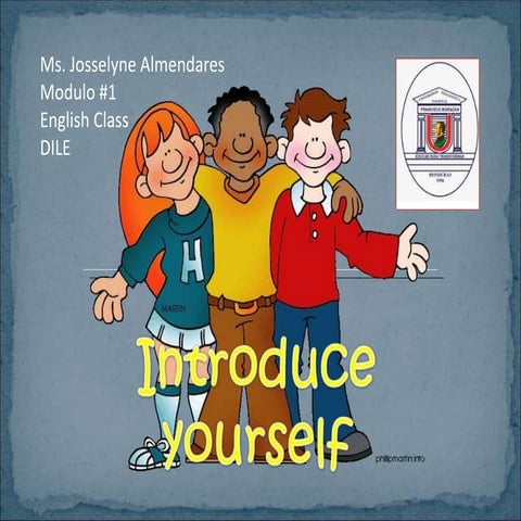 Introducing yourself