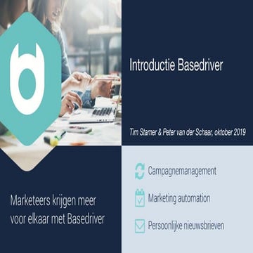 Introductie basedriver - marketing automation voor abonnementsbedrijven met meerdere merken