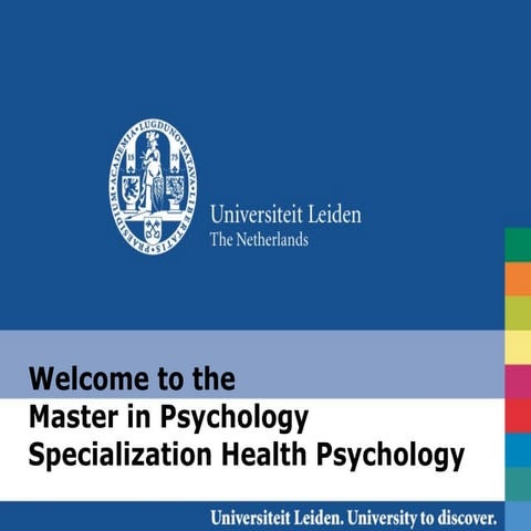 Master Health Psychology | PPT