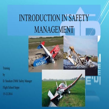Introductie safety management