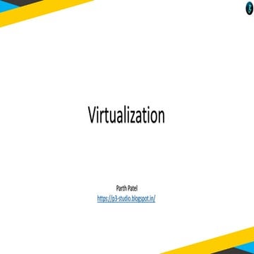 Introductin to virtualization   i