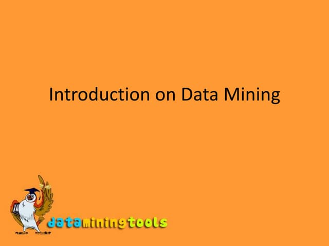 Introduction to Data Mining