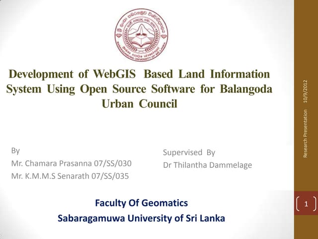 WebBased Land Information System Re...
