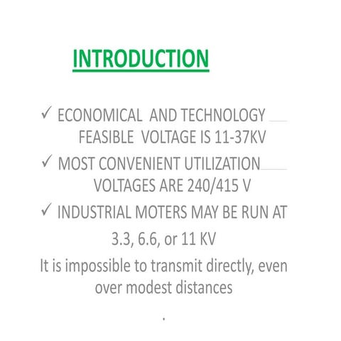 Introduction of transfromer | PPTX