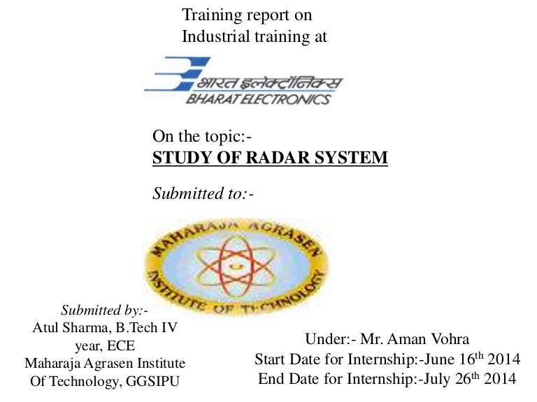 Study of Radar System PPT